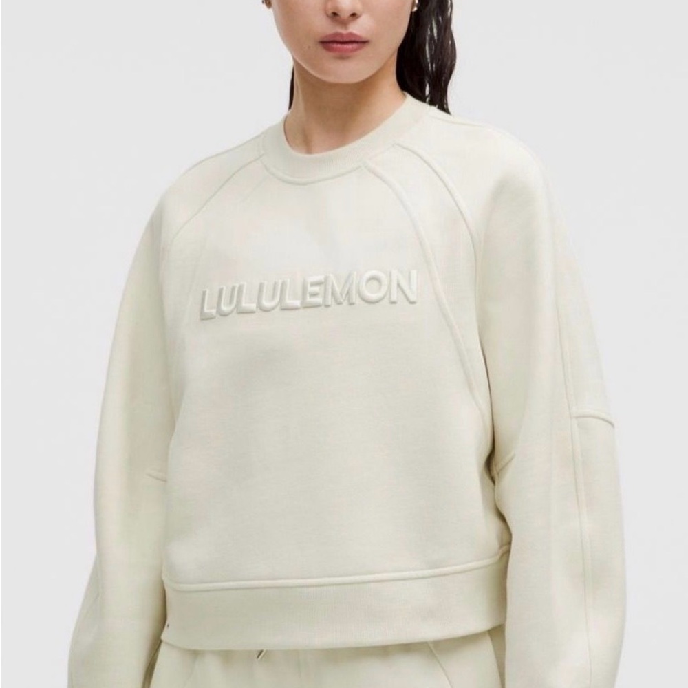 SOLD-Lululemon Scuba Wordmark Bone XL/XXL